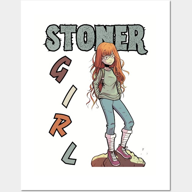 Stoned Girl Wall Art by FrogandFog